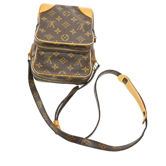 LOUIS VUITTON Amazon Shoulder Bag Monogram Leather Brown M45236 80TA039 - Picture 5 of 16